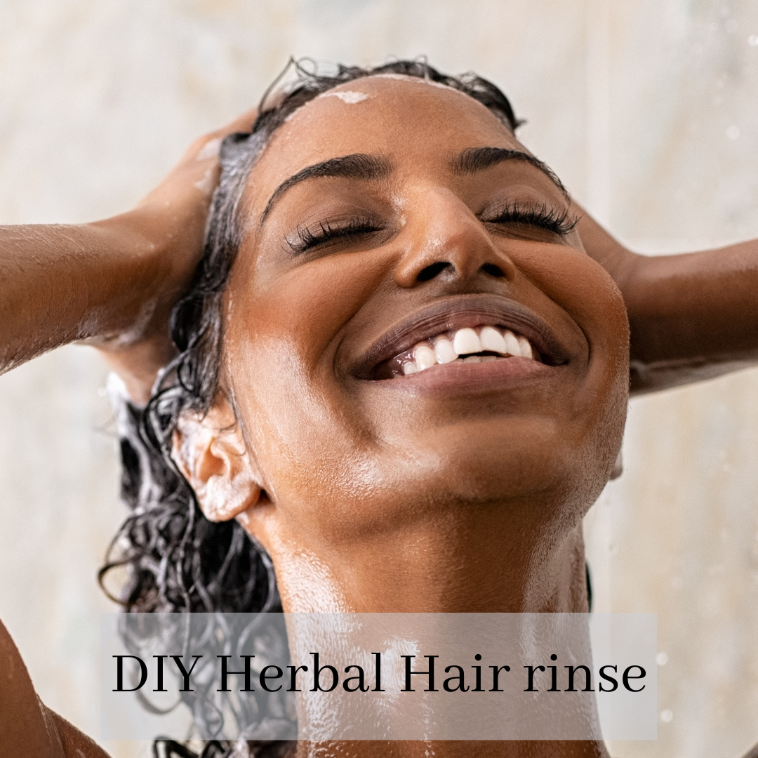 DIY Herbal Hair Rinse