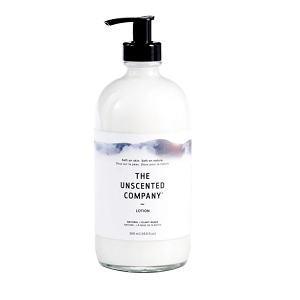 Body Lotion Unscented Co. 500ml glass jar