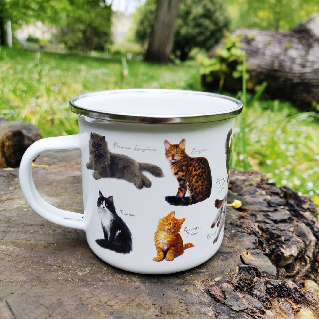 Robert Frederick Ltd - Enamel Mug - Cats