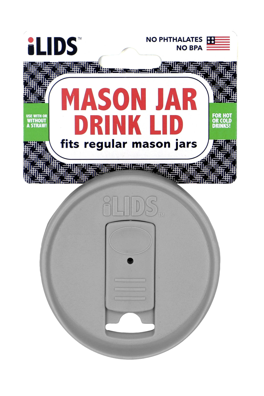 Fenigo Inc - ILid Mason Jar Drink Lid - Wide and Regular Mouth Options