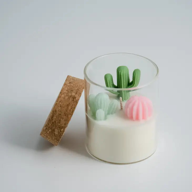 Zoet studio cactus candle