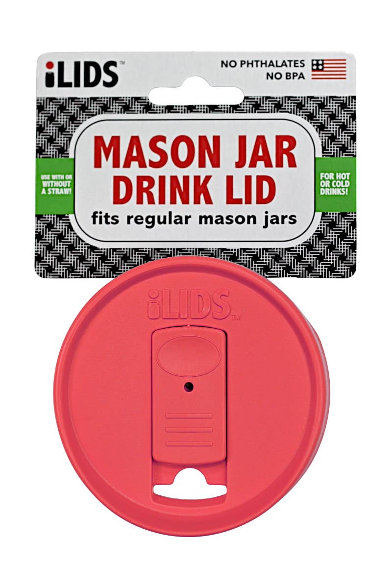 Fenigo Inc - ILid Mason Jar Drink Lid - Wide and Regular Mouth Options