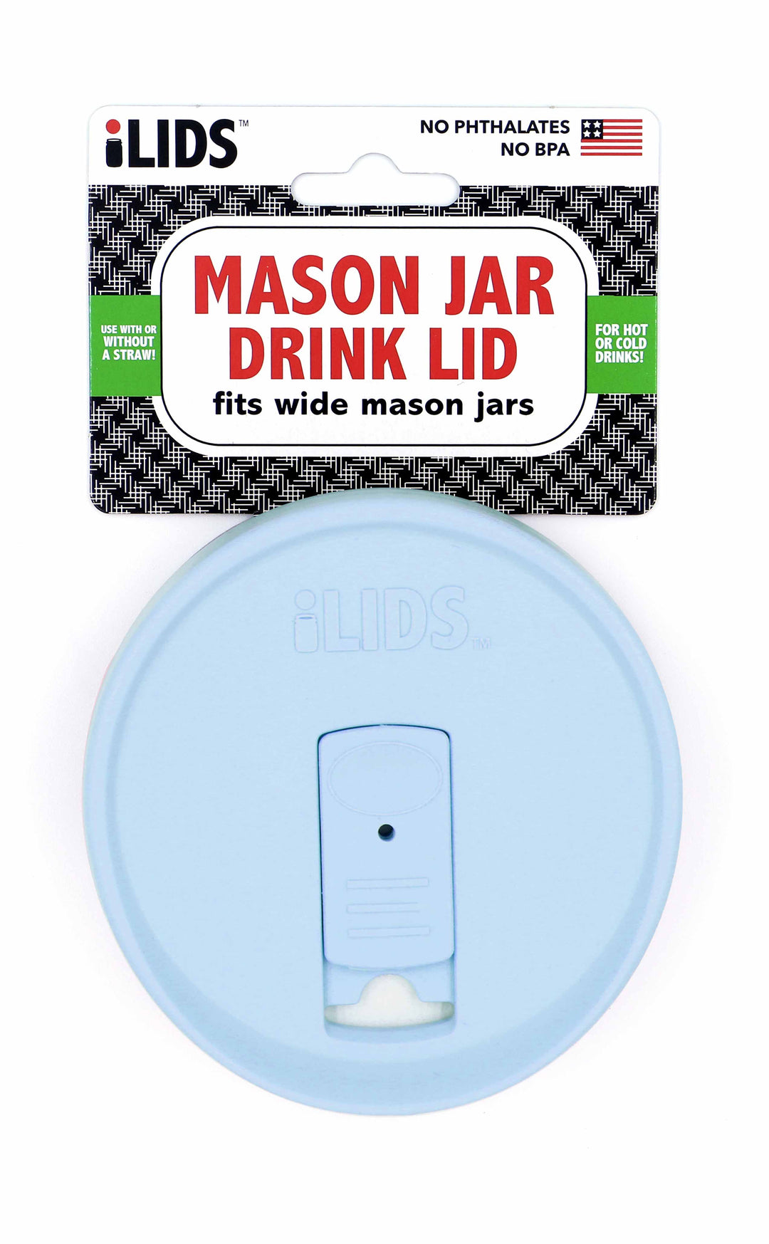 Fenigo Inc - ILid Mason Jar Drink Lid - Wide and Regular Mouth Options