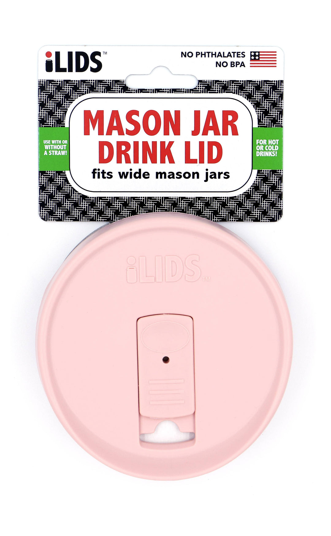 Fenigo Inc - ILid Mason Jar Drink Lid - Wide and Regular Mouth Options