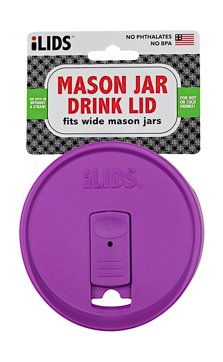 Fenigo Inc - ILid Mason Jar Drink Lid - Wide and Regular Mouth Options