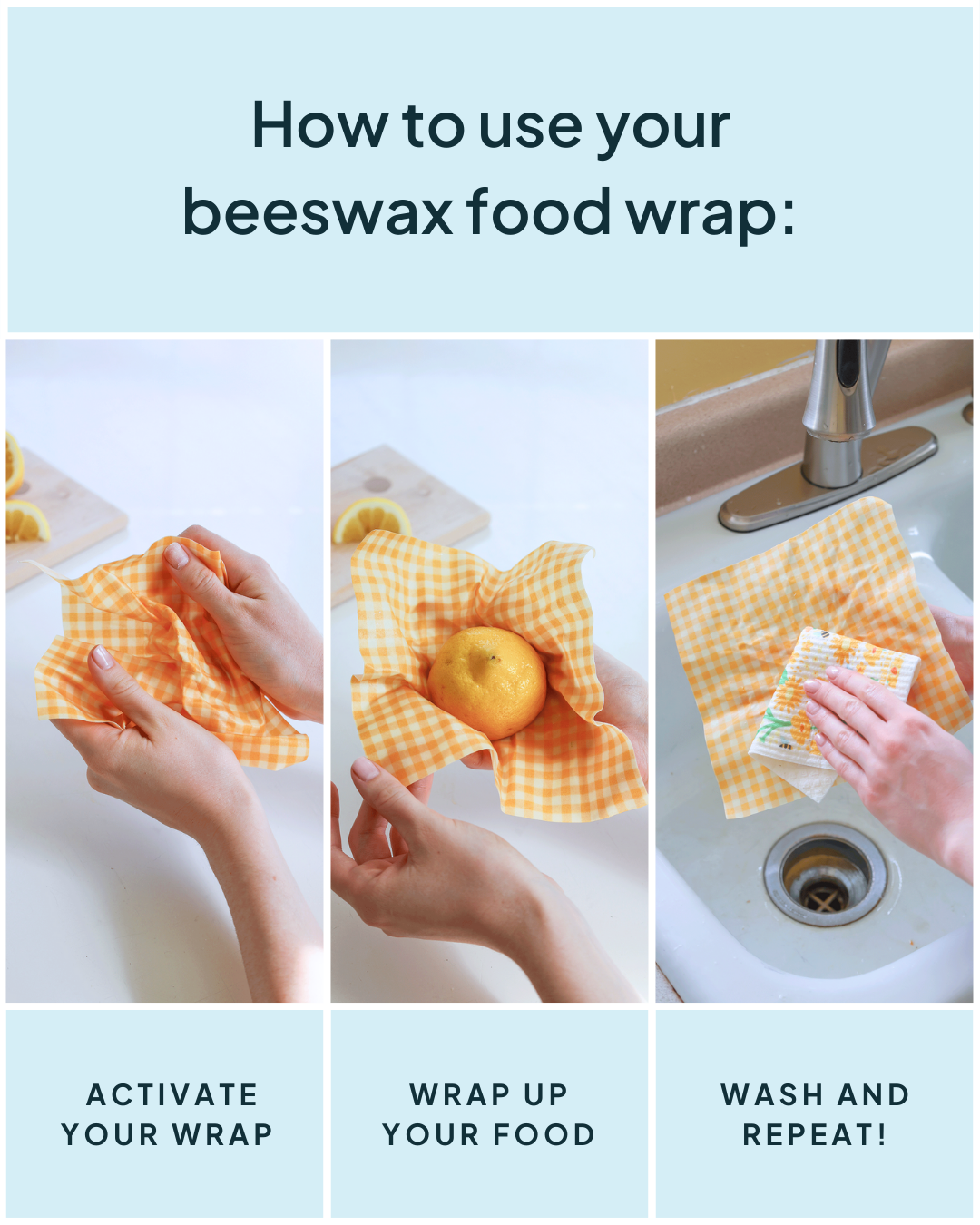 Beeswax Wrap Variety Set - Nature Bee Ocean Lovers Edition