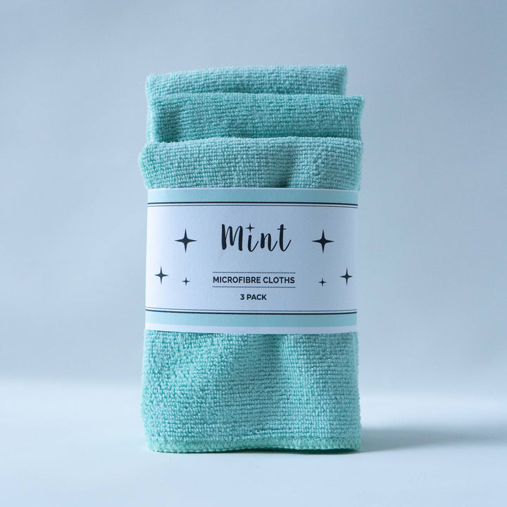 Mint clean microfiber cloth 3 pack