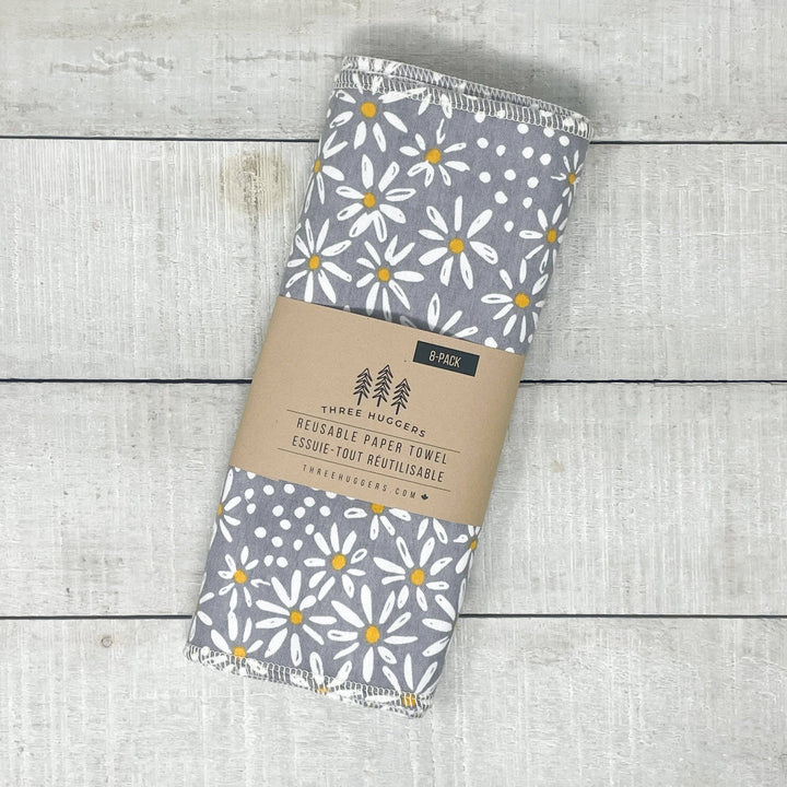 Three Huggers - Organic Reusable Paper Towels - Variety Pack