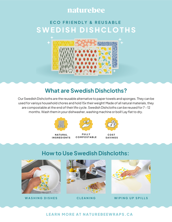 Swedish Dishcloths paper towel alternative