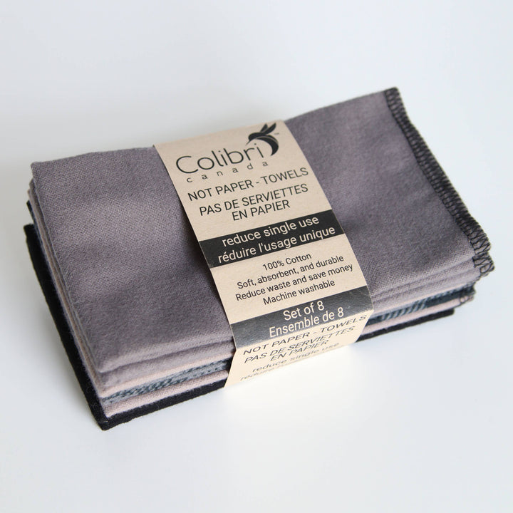 Colibri Canada - Not Paper - Towels - Fresh Flowers & Charcoal Collection