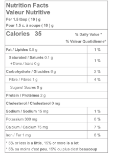 Nutrition Facts