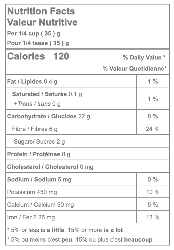 Nutrition Facts