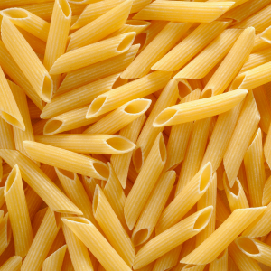 Close up photo of penne