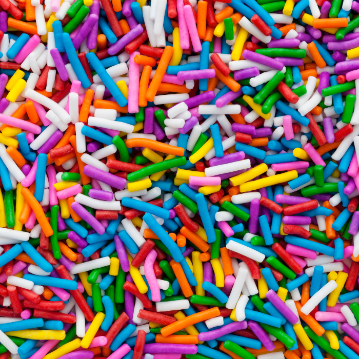 Rainbow sprinkles