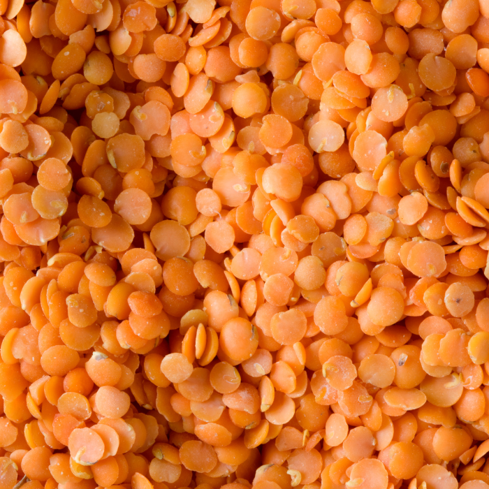 Red split lentils