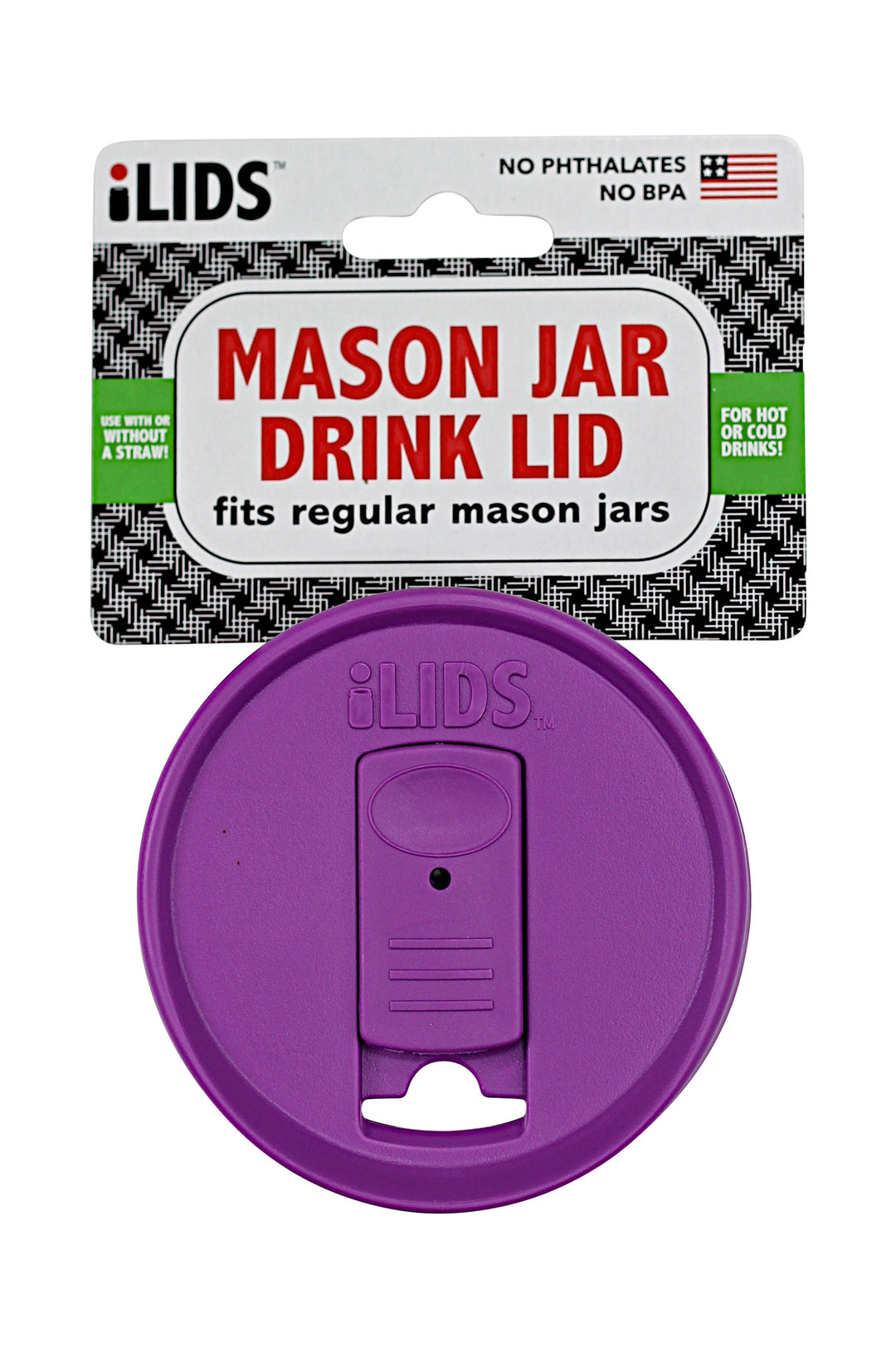 Fenigo Inc - ILid Mason Jar Drink Lid - Wide and Regular Mouth Options