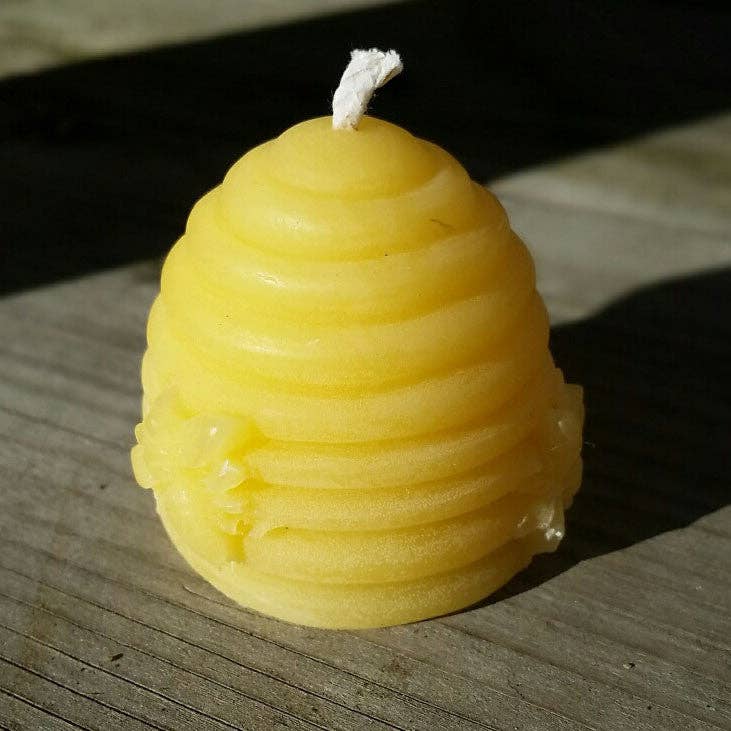 Eastvan bees - Skep Beehive - 100% Beeswax Candle