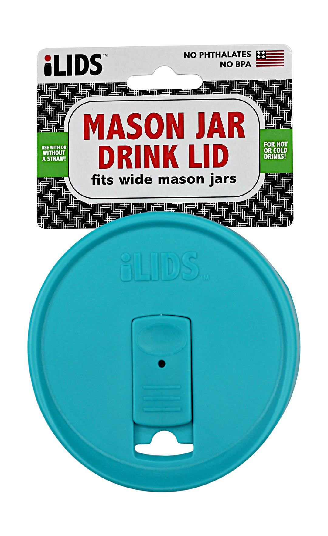 Fenigo Inc - ILid Mason Jar Drink Lid - Wide and Regular Mouth Options