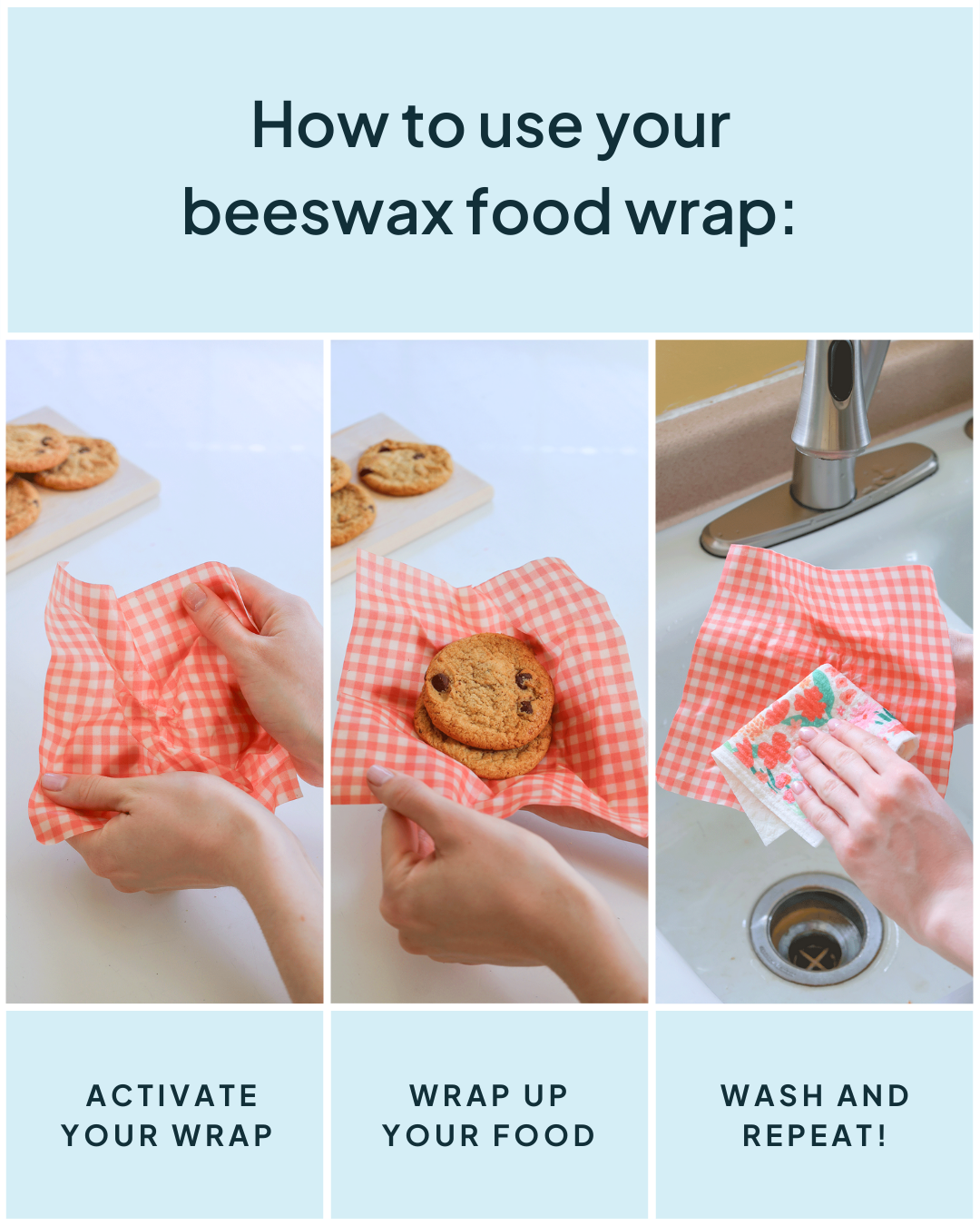 Beeswax Wrap Variety Set - Nature Bee Ocean Lovers Edition