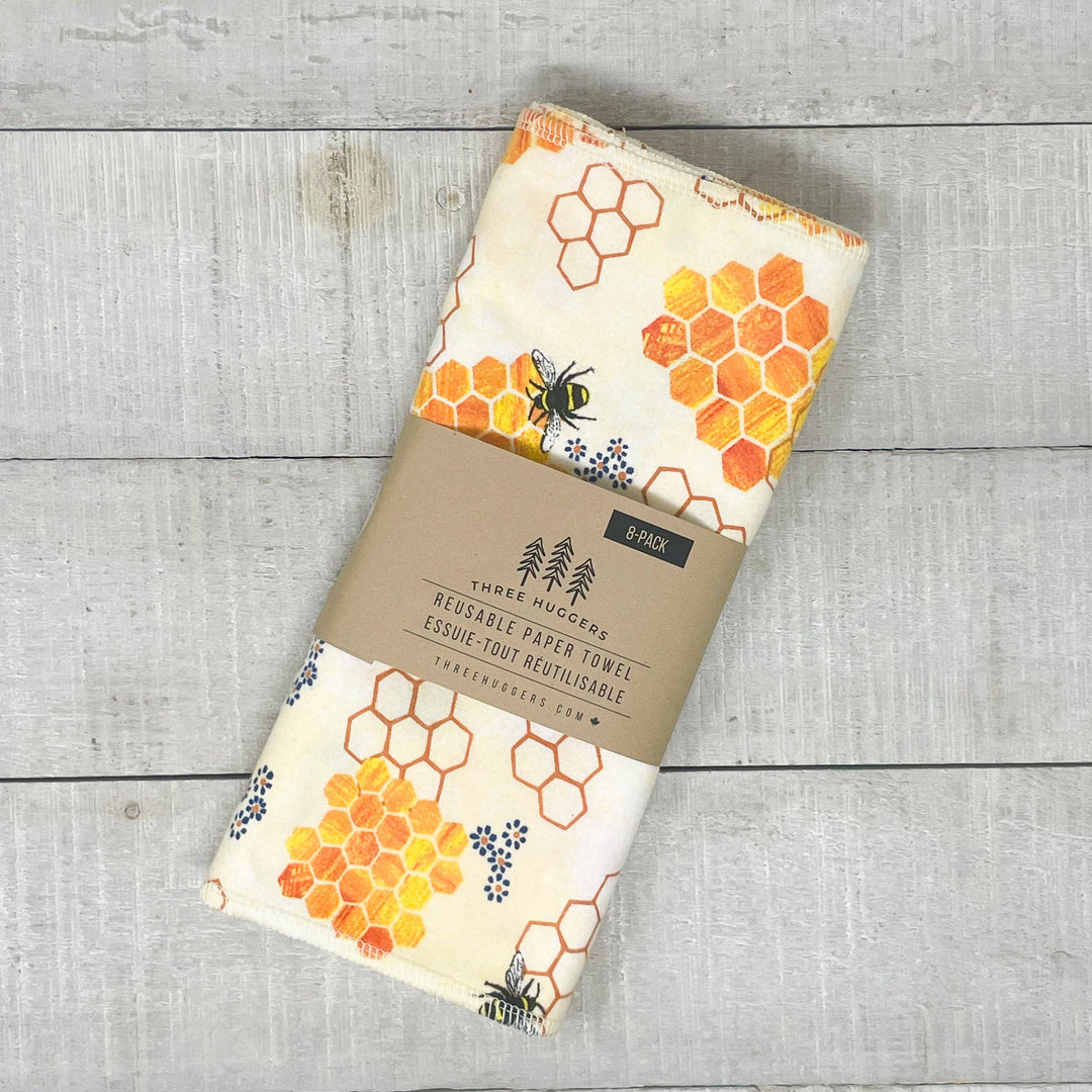 Three Huggers - Organic Reusable Paper Towels - Variety Pack