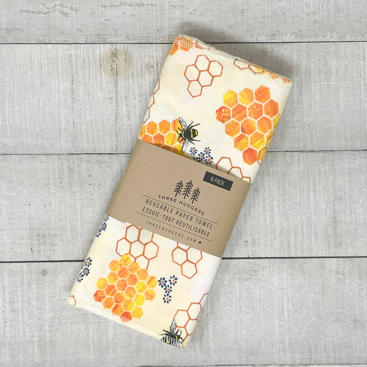 Three Huggers - Organic Reusable Paper Towels - Variety Pack