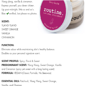 Routine Deodorant