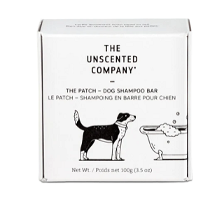 Dog shampoo bar unscented company