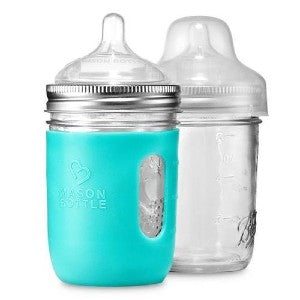 Mason Bottle DIY Kit 8 Oz side view with a white background