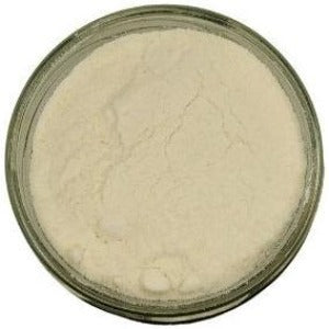 Organic Coconut Flour in a jar with a white background