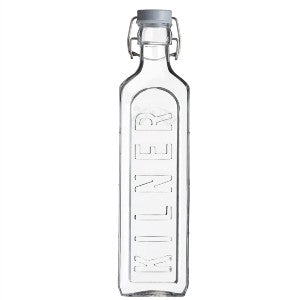 Kilner Square Cliptop Bottle 1L