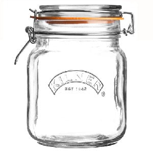 Kilner Square Cliptop Jar