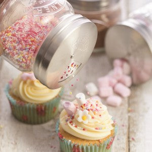 Kilner Jar W Shaker Lid 250ml in use example