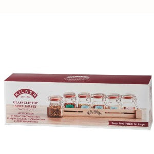 Kilner 20pc Clip Spice Jar Set BOX