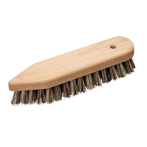 Scrub corner brush oiled beechwood